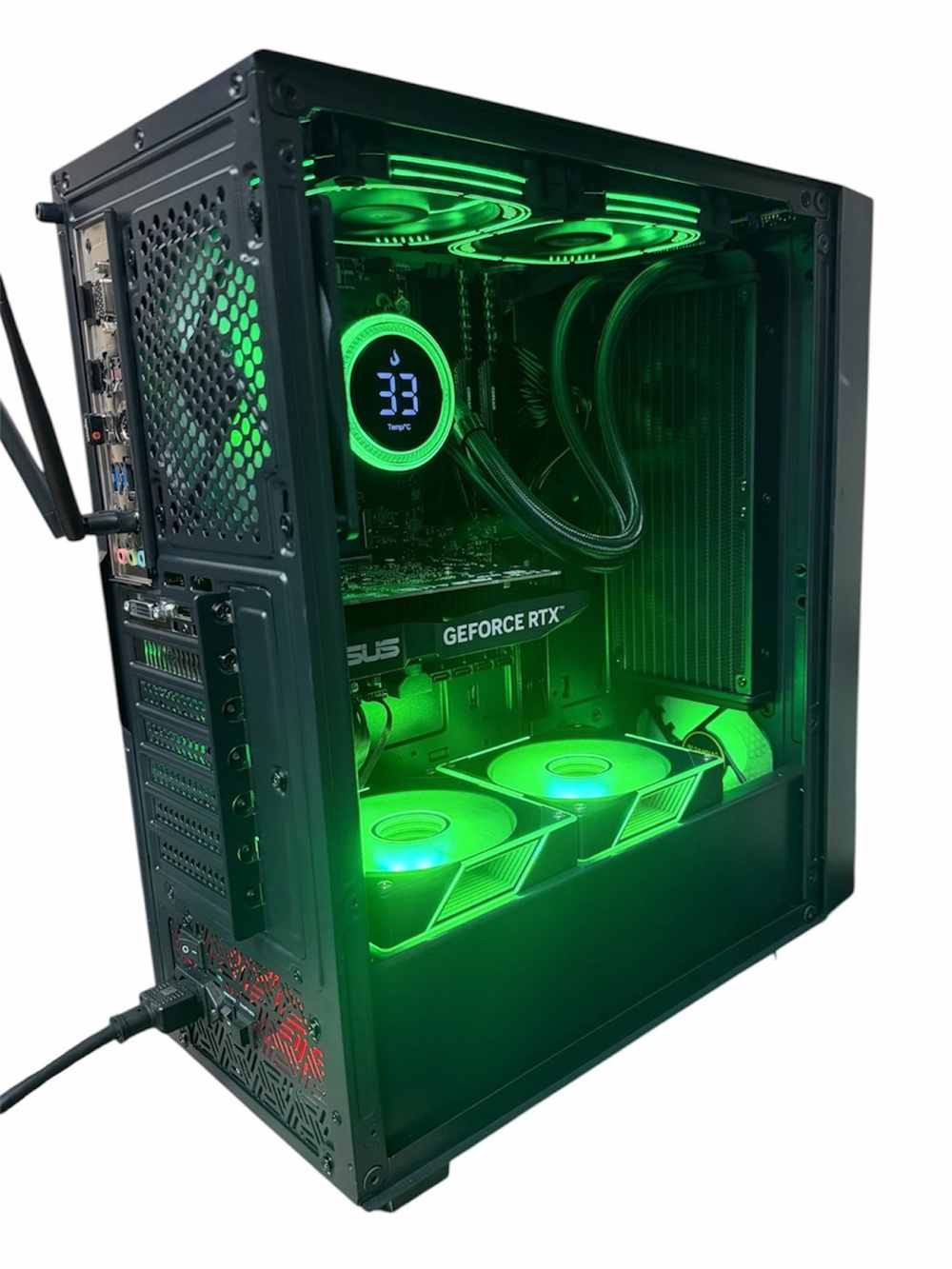 New Custom Gaming PC AMD Ryzen 5| RTX 3050 6GB| 16GB DDR4| 1TB HDD+NVMe| WiFi&BT